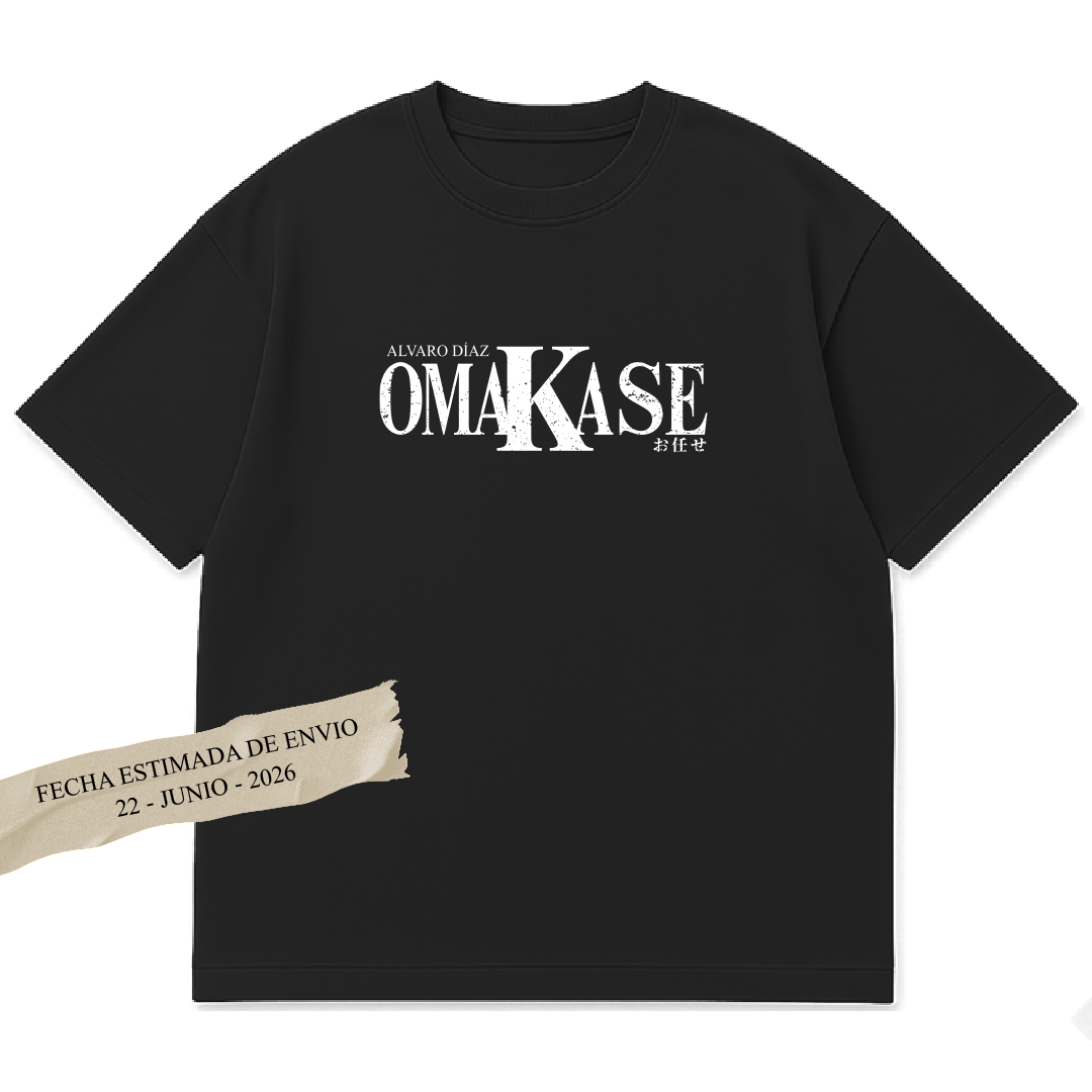 Playera ALVARO DIAZ - OMAKASE / NEGRA