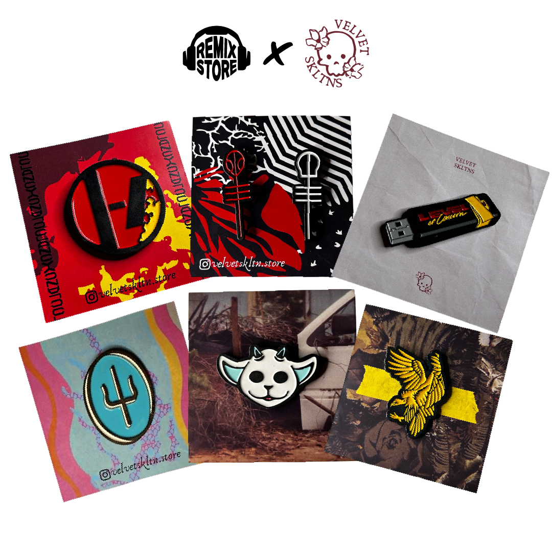 PINES METALICOS TWENTY ONE PILOTS