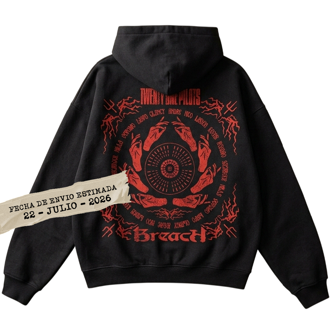 HOODIE TWENTY ONE PILOTS - BREACH01