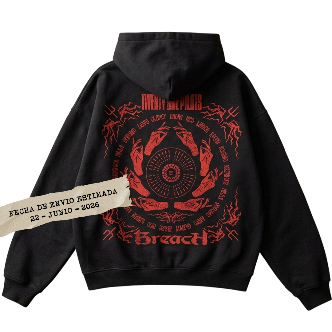 HOODIE TWENTY ONE PILOTS - BREACH01